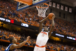 Jerami Grant becomes the second Orange underclassman to declare for the draft this offseason after freshman point guard Tyler Ennis announced his departure on March 27.