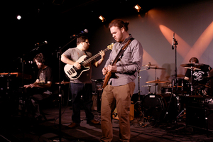 (from left) Ian Doherty, Mike Sloan, Kevin Metzger and PJ Sweeney are the current members of Lee Terrace. The band has performed in Syracuse for the past eight years and is a self-described “improg” band, which they define as a combination of improvisational and progressive rock.