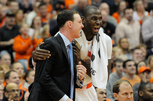 Baye Moussa Keita was well known for his wide smile during his time at Syracuse. He'll participate in The Basketball Tournament with Boeheim's Army.