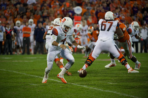 Michael Lasker (67) is listed on the post-spring depth chart as Syracuse's starting left tackle, but he hasn't proven himself over a significant amount of time.