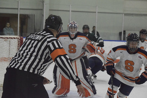 Syracuse goalie Abbey Miller made 22 saves and shut out Lindenwood to get the Orange its first victory of the season. 