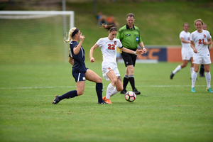 Stephanie Skilton scored two goals against Wake Forest on Thursday night but the Demon Deacons still found a way to win in the 108th minute.