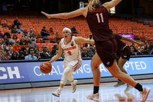 Tiana Mangakahia enters her second season at Syracuse after leading the country in assists last year.