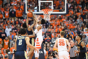 Syracuse blocked nine shots on Friday. 