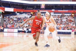 Tiana Mangakahia reached 1,000 career points on Sunday.