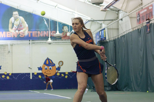 Gabriela Knutson used her forehand to her advantage on Friday.