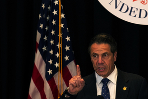 Cuomo suggested that the federal government give 50% bonuses to frontline workers, including those employed in public transit, building maintenance and health care. 