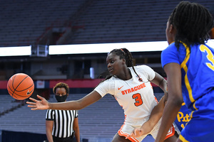 Maeva Djaldi-Tabdi had a season-high 17 points in 15 minutes in Syracuse's win over Pittsburgh.