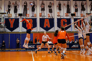 Syracuse (photographed here in 2019) fell to Virginia Tech in five sets.