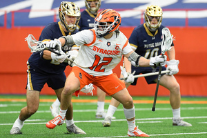 Jamie Trimboli contributed one goal in No. 4 Syracuse's 18-11 loss to No. 9 Notre Dame.