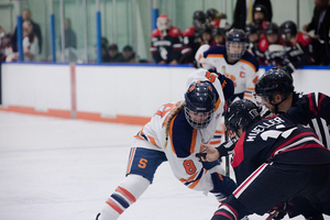 Lauren Bellefontaine was named College Hockey America Forward of the month after tallying four assists in the ‘Battle at the Burgh’ tournament.