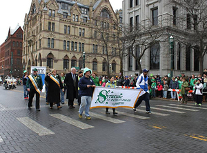 On March 12, the St. Patrick’s Day Parade will take place in downtown Syracuse for the first time since 2019.