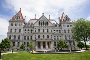 The event was the second debate of the Democratic gubernatorial primary election for Gov. Kathy Hochul, and the third for Rep. Tom Suozzi (D - Long Island) and New York City Public Advocate Jumaane Williams