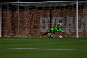 Michaela Walsh recorded four saves in SU's tie against NC State.