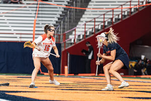 Syracuse's defense is top ten in the country, using its zone defense to disrupt opponents and conceding just under nine goals per game