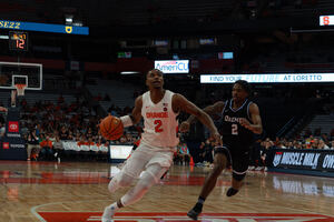 J.J. Starling flashed his potential  while Syracuse showed off its new man-to-man defense in its exhibition win over Deamen. 