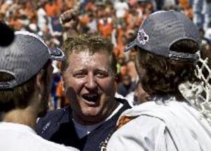 John Desko won his fifth national title as Syracuse head coach in the Orange's 10-9 overtime win agaisnt Cornell Monday.