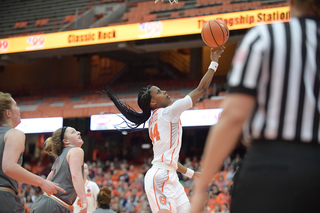 Jasmine Nwajei came off the bench and drilled a 3. 