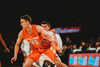 Buddy Boeheim played seven minutes and went 1-for-5 from deep. 