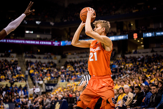 Sophomore forward Marek Dolezaj shot 2-for-3 overall in 22 minutes of action, scoring five points with four rebounds, two assists and two blocks. 