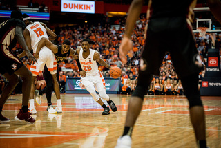 Sophomore forward Marek Dolezaj scored zero points and had four rebounds, one steal and one block.