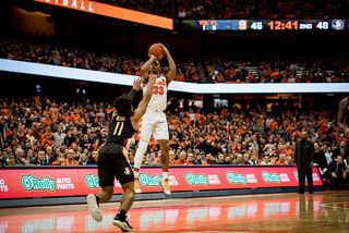 Brissett had a pair of assists and blocks, finishing with 16 points. He also had 12 rebounds. 
